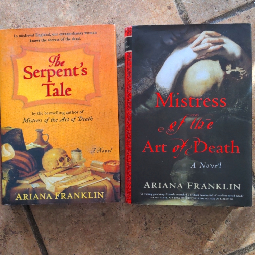 2 Ariana Franklin Books Novels Series. The Serpent's Tale and one more